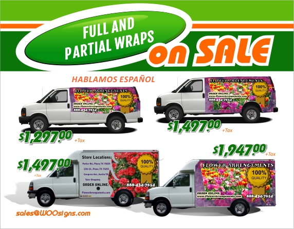Truck Van Wrap Sale
