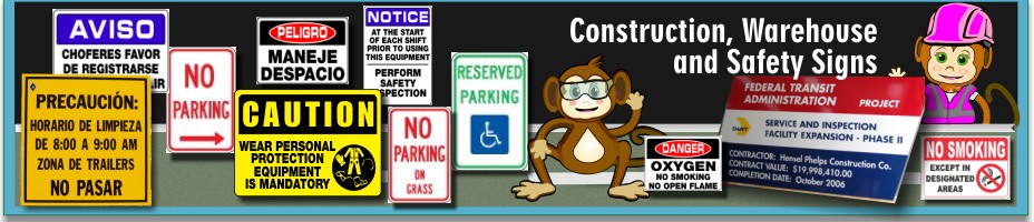 WOOsigns Safety and Trafic Signage custom sign construction parking regulation signs