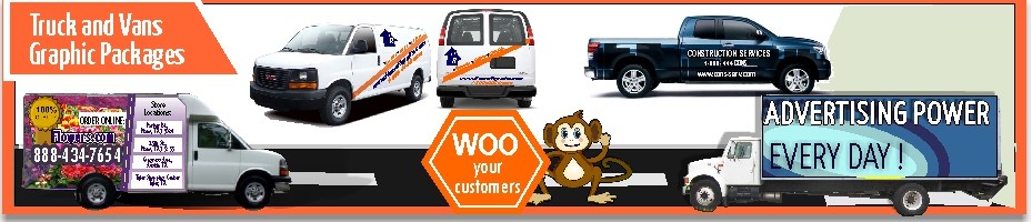 WOOsigns Vehicle Graphics woowraps truck vinyl signs van wraps