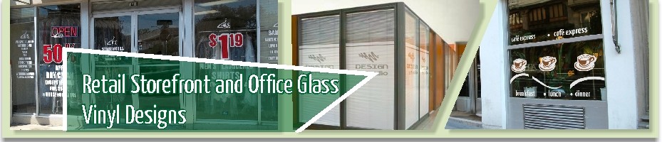 Vinyl Decal on Storefront Glass and Office Windows